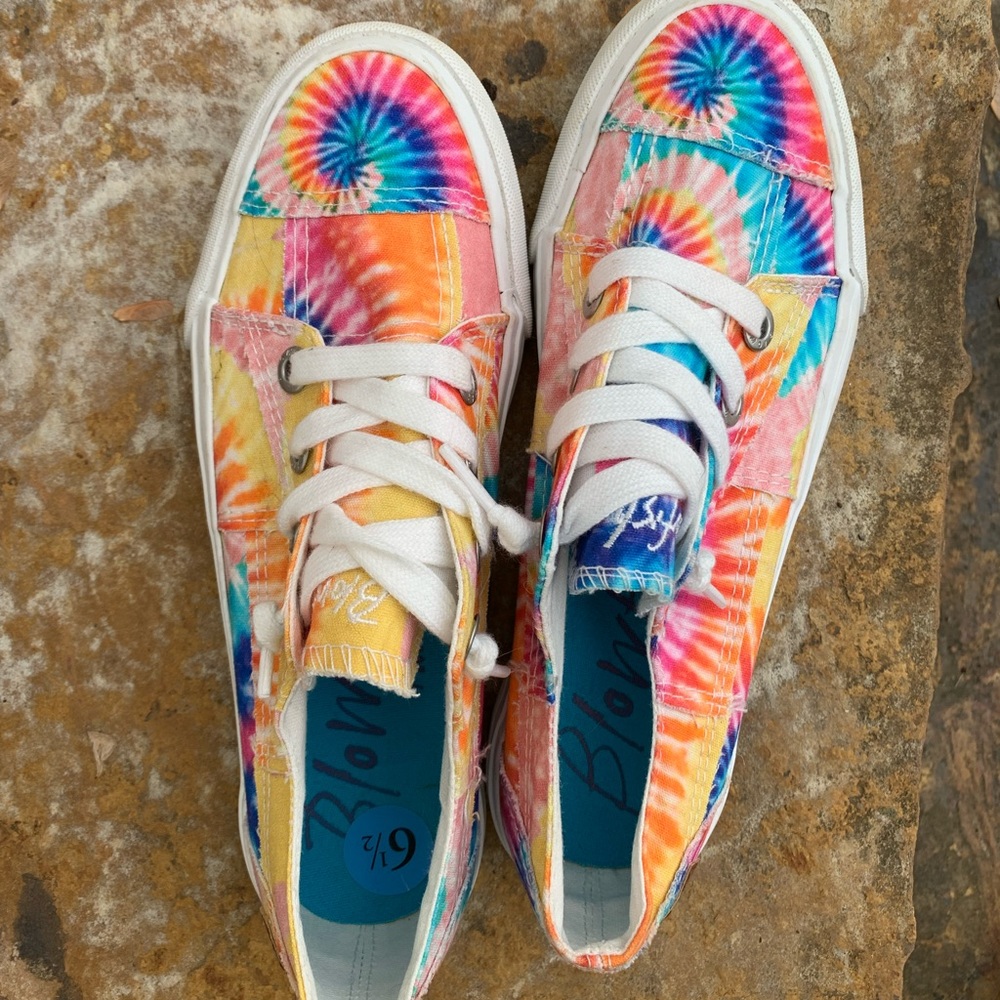 Tie dye sneakers